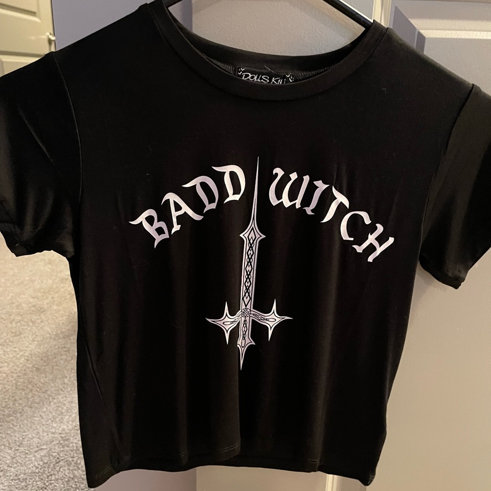Dolls kill half shirt bad witch